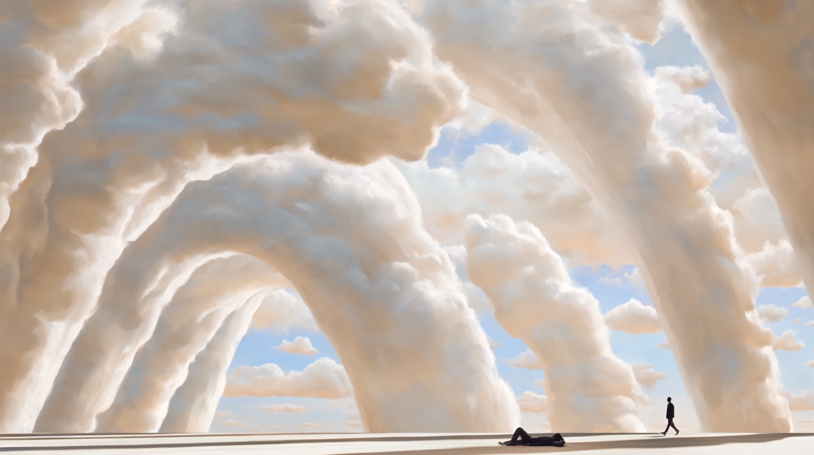 Pause Under the Clouds
